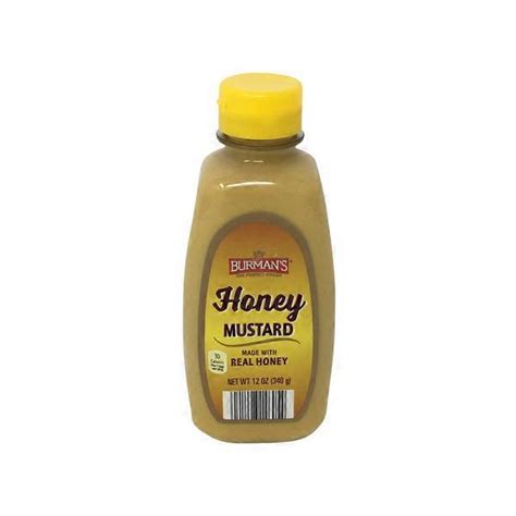 Burmans Honey Mustard 12 Oz Instacart