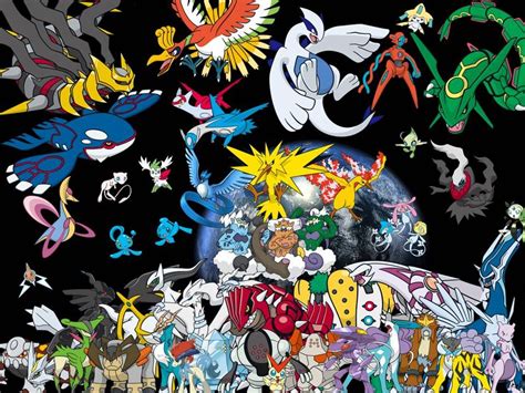 All Legendary Pokemon Wallpaper Wallpapersafari