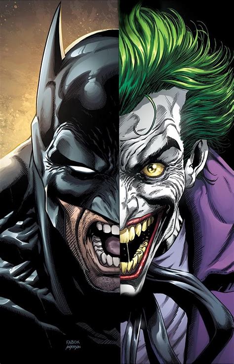 The Joker And Batmans Face Are Shown In Two Different Images One With