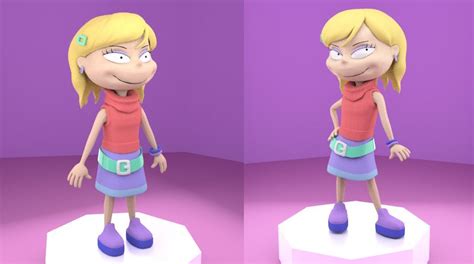 Three Dimensional Angelica By Synthetictrip On Deviantart Rugrats All