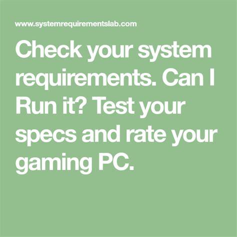 This post introduces windows 10 system requirements and tells you how to check your computer's specification. Check your system requirements. Can I Run it? Test your ...
