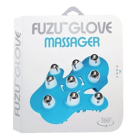 Fuzu Glove Massager Neon Blue Kkitty Products