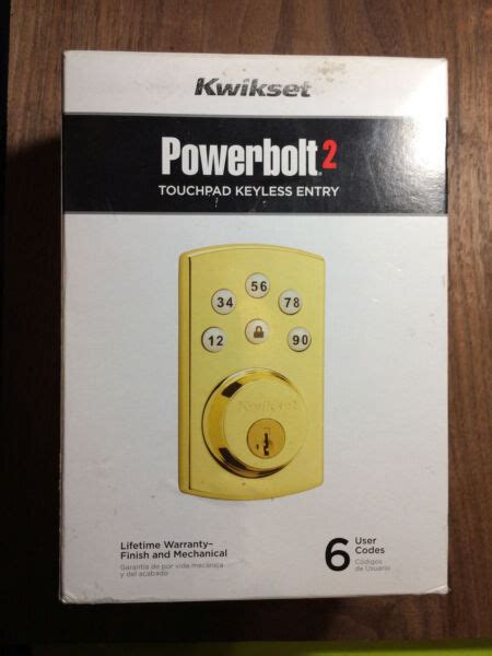 Kwikset 907 Powerbolt 20 Electronic Deadbolt Featuring Smartkey In