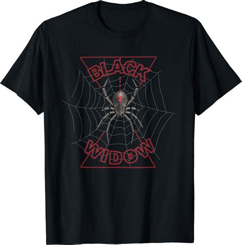 Black Widow Spider T Shirt Clothing Shoes And Jewelry