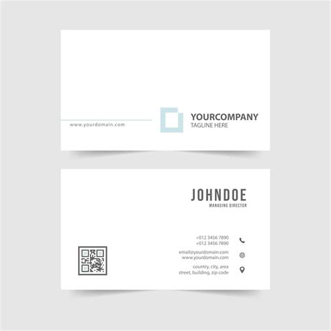 Premium Vector Simple Modern Business Card Template Collection