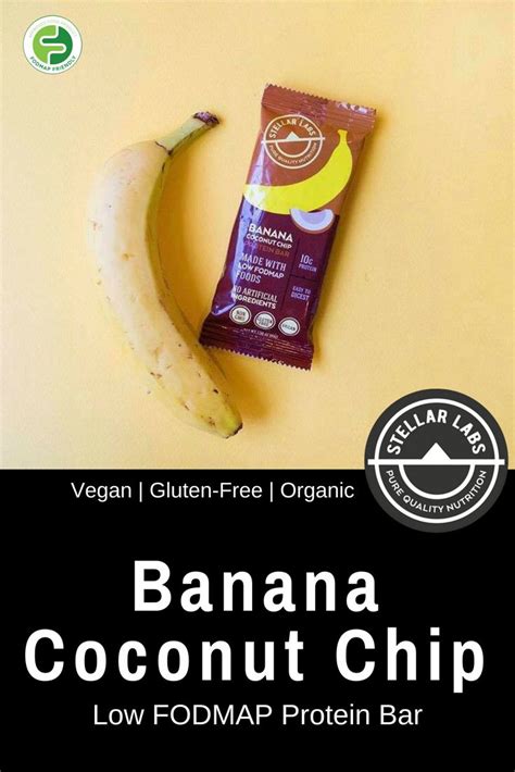 Low FODMAP Protein Bars Banana Coconut Chip Bar Made With LOW FODMAP
