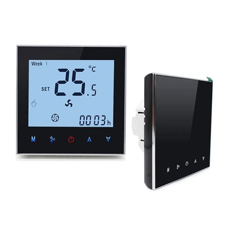 Screen Touch Key WiFi Or Modbus Remote Control Programmable Indoor Room Thermostat China Room