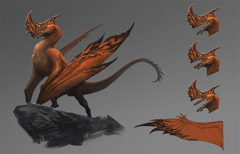 Fantasy Flying Creature Concept Art Img Primrose