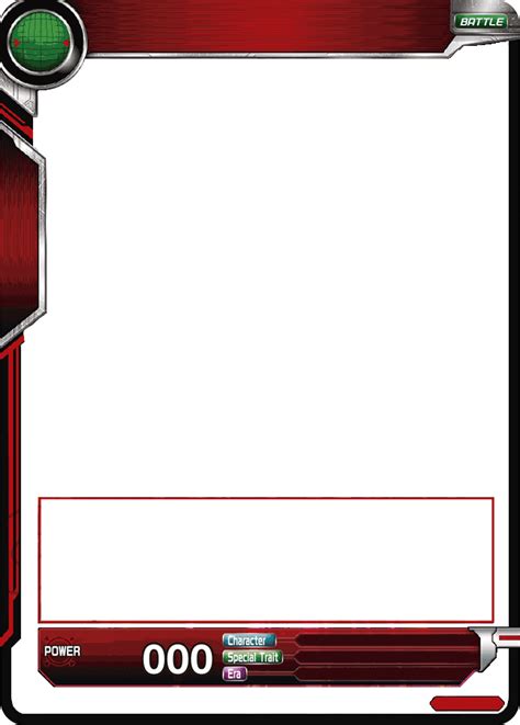 Template For Battle Card Help Dbscardgame