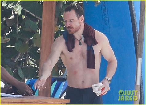 Michael Fassbender Goes Shirtless Kisses Alicia Vikander On Vacation