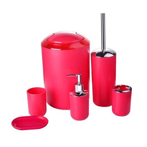 6 Piece Bathroom Accessory Set With A Variety Of C Grandado