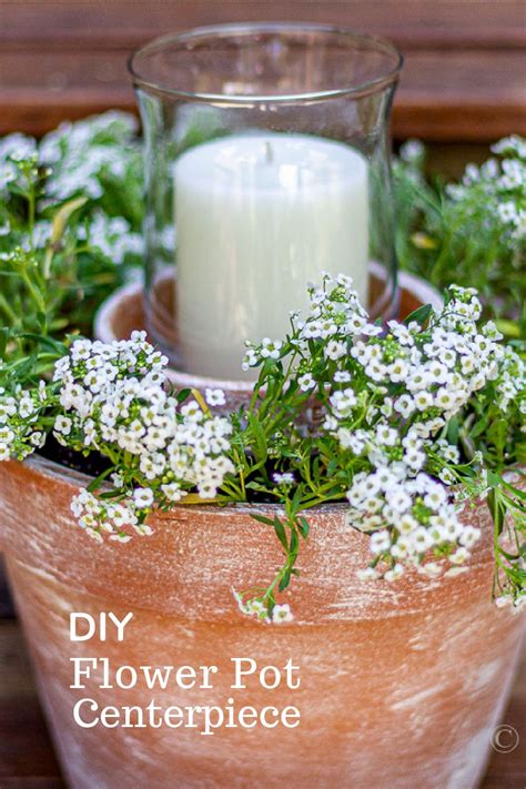 Flower Pot Centerpiece Easy And Affordable To Create Flower Pot