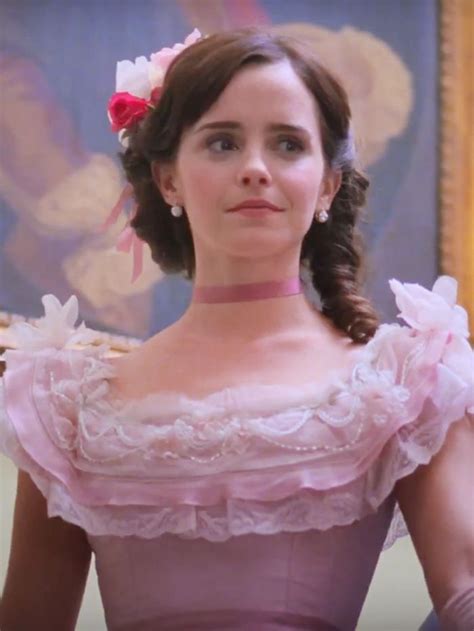 emma watson s little women costume is giving us major yule ball feels little women costumes