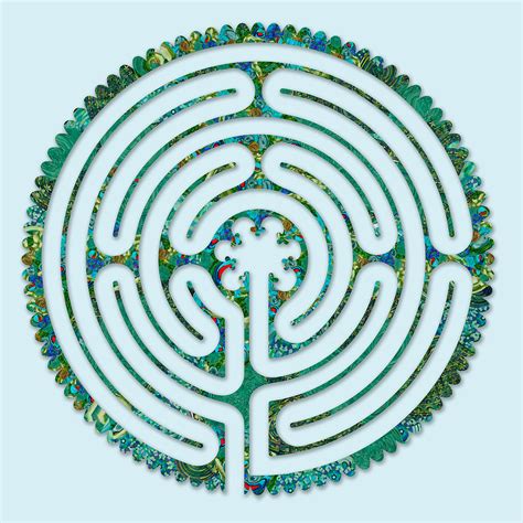 7 Circuit Chartres The Path Home Digital Art By Fine Art Labyrinths