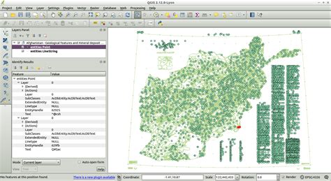 Gis Extracting Vector Point Data From Single Layer Non Georeferenced Vector Pdf File Math