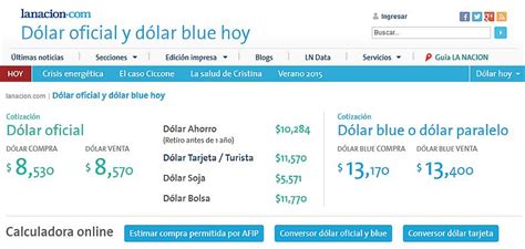 Recepción de billetes en moneda extranjera. cotizacion-dolar-argentina-la-nacion - Tránsito Córdoba