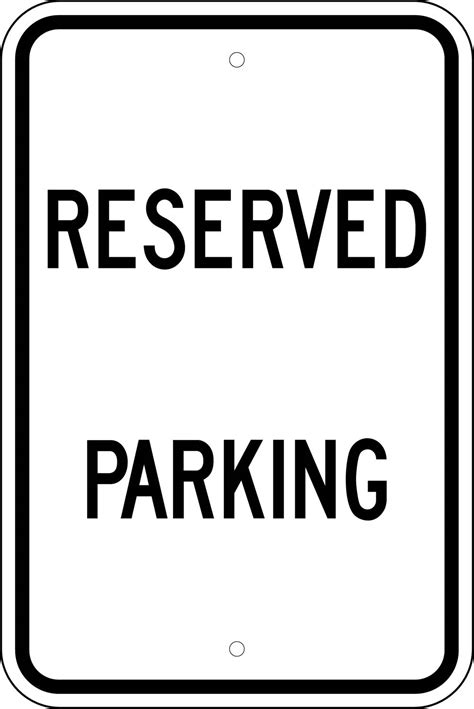 Reserved Parking Sign G 29 Cheap Street Signs