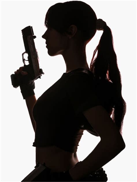 Lara Croft The Sexy Women Wana Be Essential Sticker By Toscafabbri