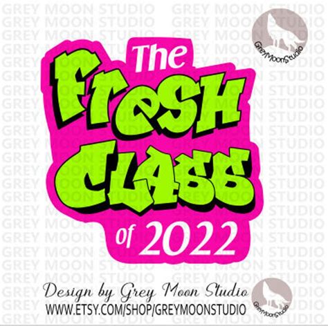Class The Fresh Class Of 2022 Neon Colors Fresh Class Etsy