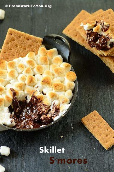 Indoors Skillet Smores Easy And Delish