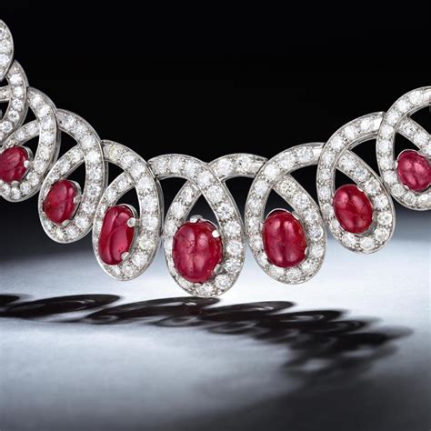 Art Deco Burmese Ruby And Diamond Tiaranecklace May 23 2019