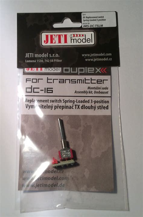 Jeti Dc Spring Loaded Three Position Switch Jms Dc Tslm Precision