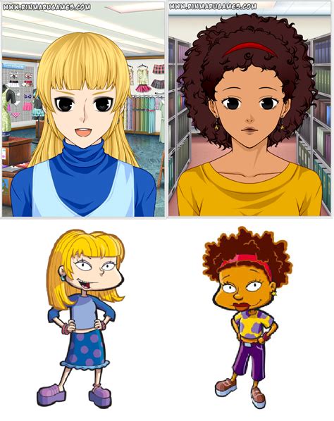 Angelica Pickles And Susie Carmichael As Anime Girls 90s Kids Fan