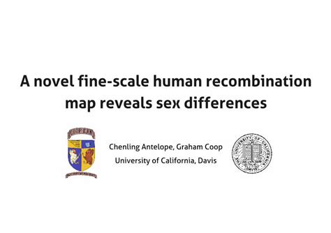 Pdf A Novel Fine Scale Human Recombination Map Reveals Sex