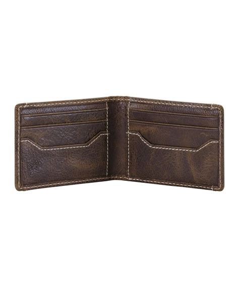 Bifold wallet with magnetic money clip inside. HOJ Co. IVAR ID BIFOLD Money Clip Wallet-Full Grain Leather-Magnetic Front Pocket Wallet - Brown ...