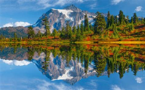 North Cascades National Park Washington Usa Autumn