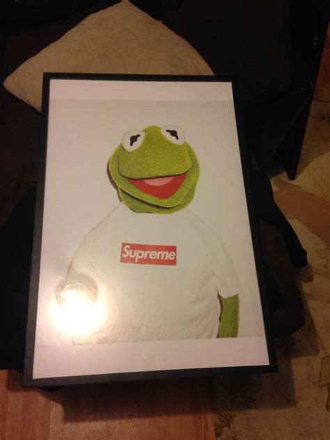 Supreme Supreme Kermit Poster Grailed