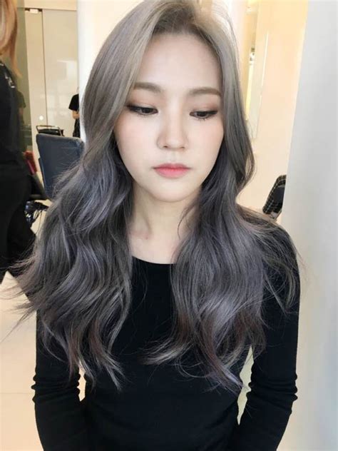 Cute Ash Brown Hair Color For Asian Light Ash Brown Hair Korean Hair