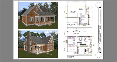 Cabin Plans With Loft One Bedroom House Plans Cabin House Plans