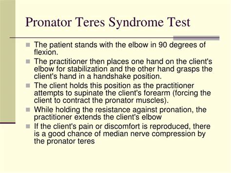 Pronator Teres Syndrome Symptoms Test Treatment Science Class My Xxx