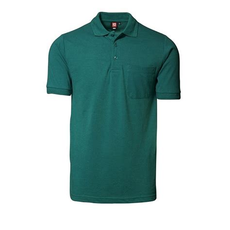 Id Mens Classic Short Sleeve Pique Polo Shirt With Pocket Ebay