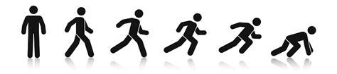 Stick Figure Walk And Run Running Animation Posture