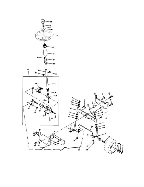 Craftsman 42 Riding Mower Parts Diagram