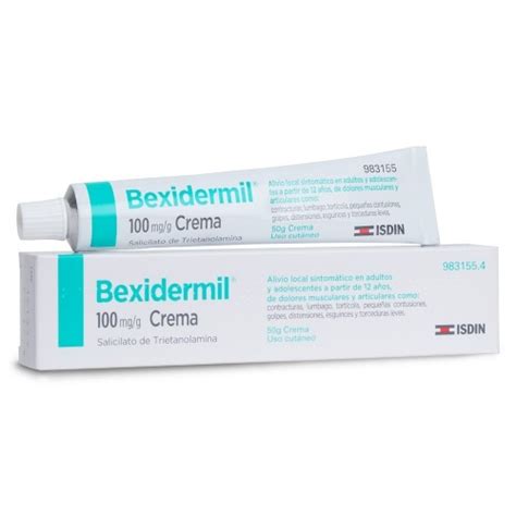 Bexidermil 100 Mgg Crema 1 Tubo De 50 G