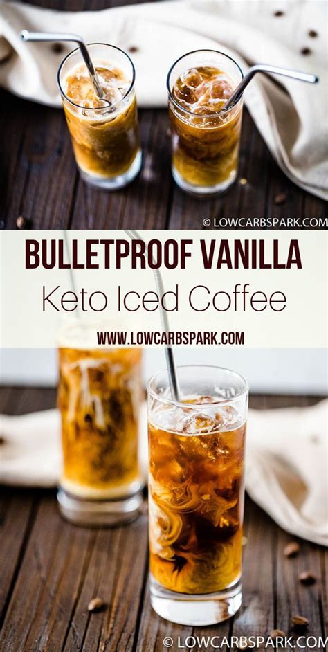 Bulletproof Vanilla Keto Iced Coffee Low Carb Spark