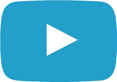 Transparent Youtube Play Logo Youtube Icon Blue Png 750x750 Png