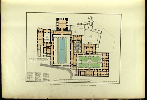 Plan Of The Royal Arabian Palace In The Ancient Fortress Of The