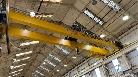 Technical Cranes 25 Ton Swl Double Girder Overhead Crane Main Bay