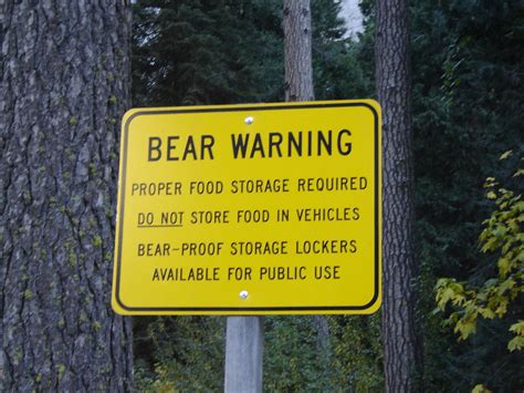 Bear Warning Yosemite National Park Bear Warning Yosemi Flickr
