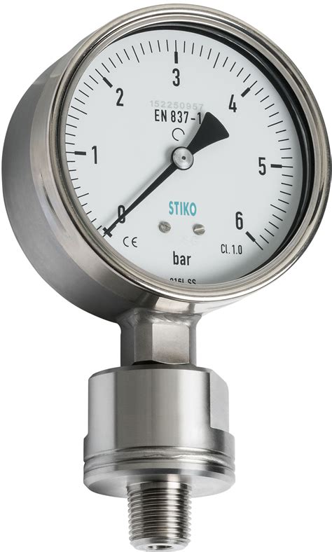 Pressure Gauges With Chemical Seal Stiko