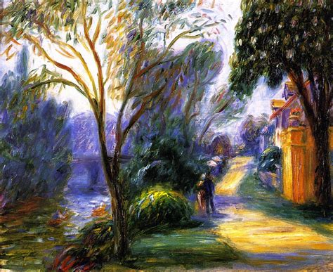 Along The Marne Painting William James Glackens Oil Paintings