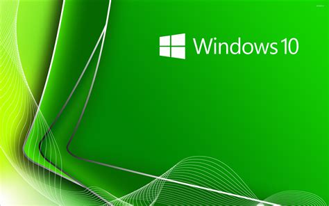 Download Windows White Text Logo On Green Curners Wallpaper Puter By