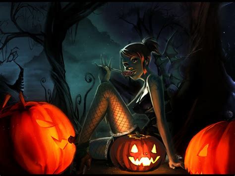 Animated Happy Halloween Hd Desktop Wallpaper Widescreen