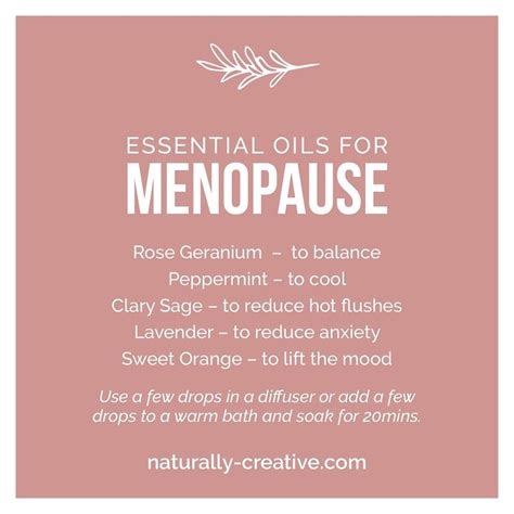 Essential Oils For Menopause Essential Oils Can Really Help Alleviate Menopausal Symptoms Use