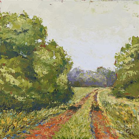 The Old Dirt Road Painting By Cheryl Mcclure Fine Art America