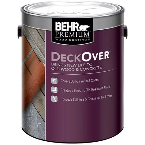 Behr Premium Deckover Deep Base Wood And Concrete Paint 343 L The